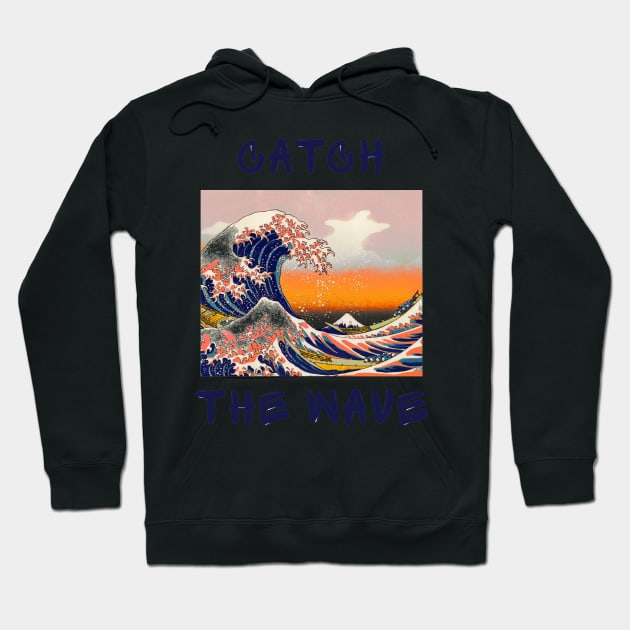 Catch the wave Hoodie by IOANNISSKEVAS